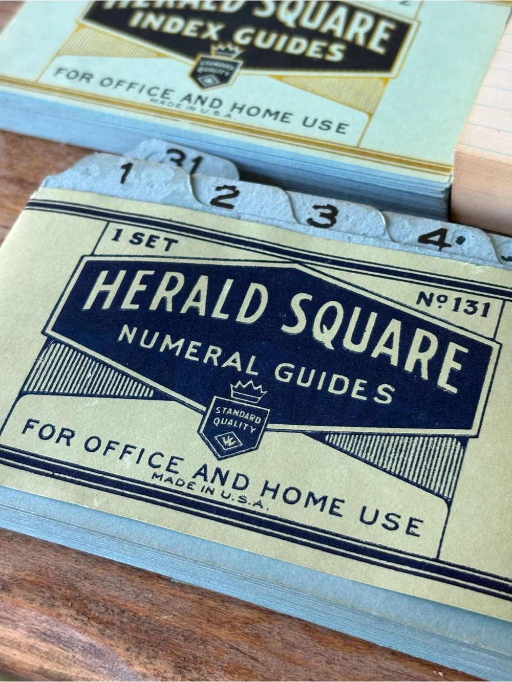 VTG Herald Square office stationery from the F.W. Woolworth company.